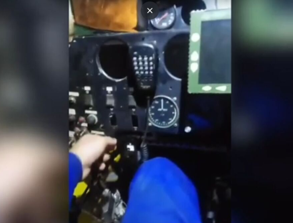 Piloto grava vídeo dentro da aeronave antes da queda (Foto Reprodução Redes Sociais)