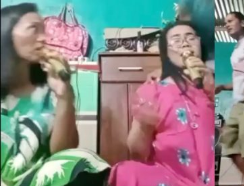 Marido mata mulher a facadas durante live de karaokê (Foto Reprodução Redes Sociais)