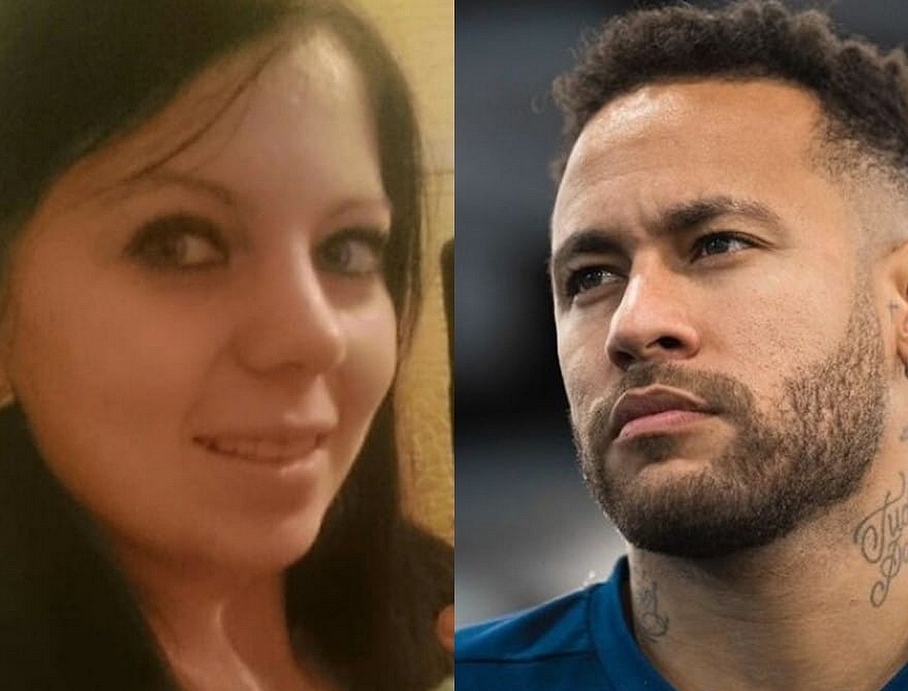 Ex Modelo E Neymar (foto Reprodução Redes Sociais)