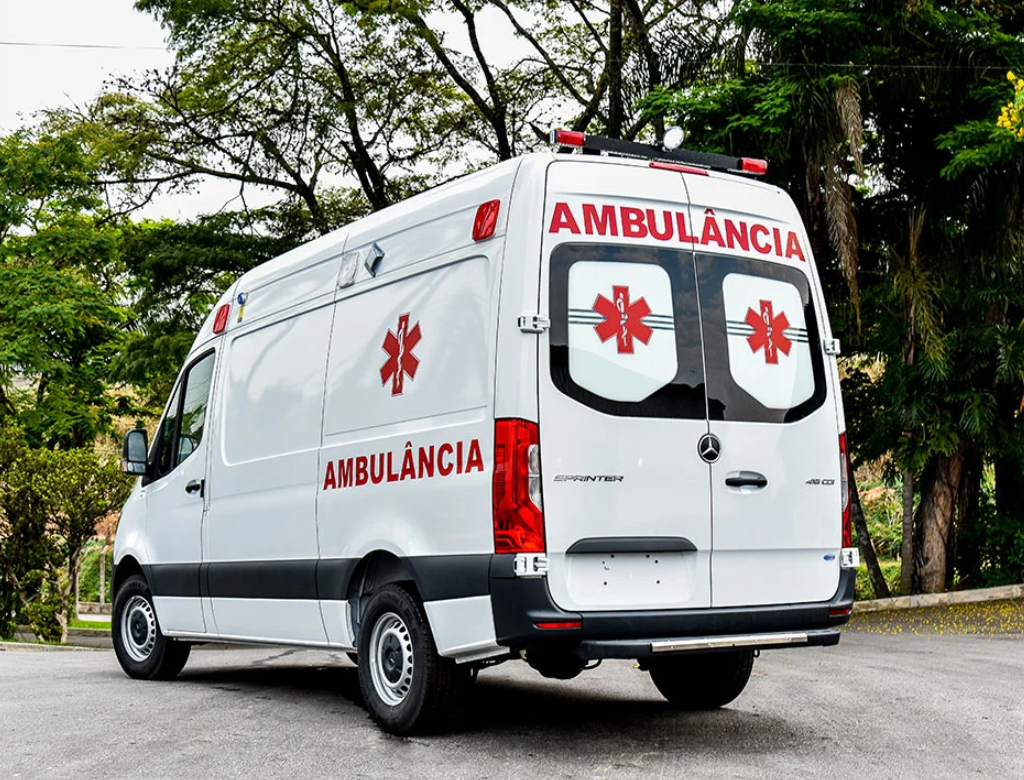 Grávida Dirige Ambulância Enquanto Marido Morria (foto Reprodução Redes Sociais)