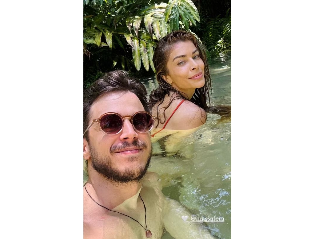 Grazi E Amigo (foto Reprodução Redes Sociais)