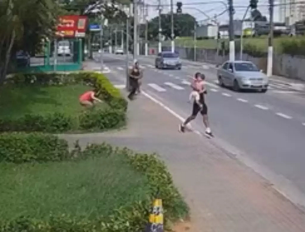 Homem Tenta Raptar Criança (foto Reprodução Redes Sociais) 2