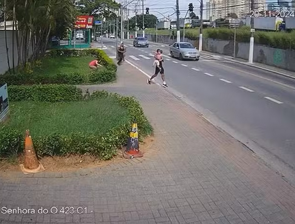 Homem Tenta Raptar Criança (foto Reprodução Redes Sociais)