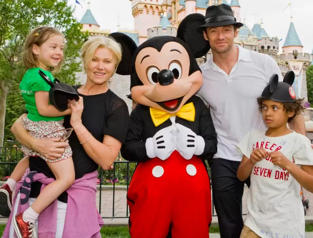 Hugh Jackman E Filhos (foto Reprodução Redes Sociais)