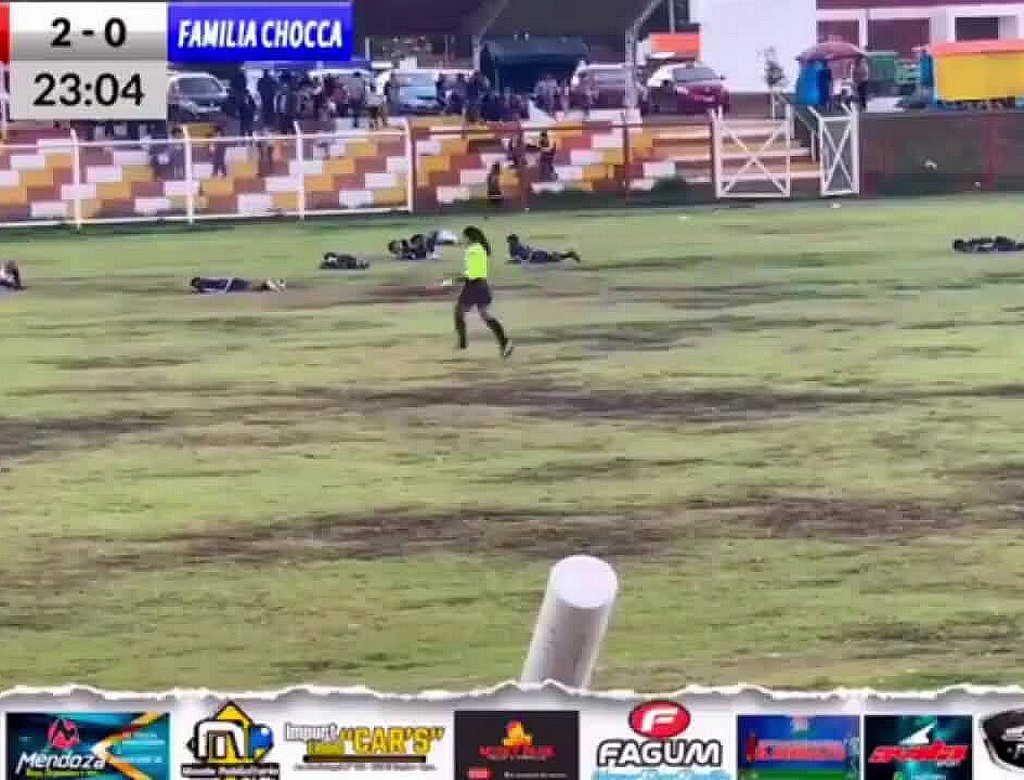 Jogador é Atingido Por Raio (foto Reprodução Redes Sociais) 1