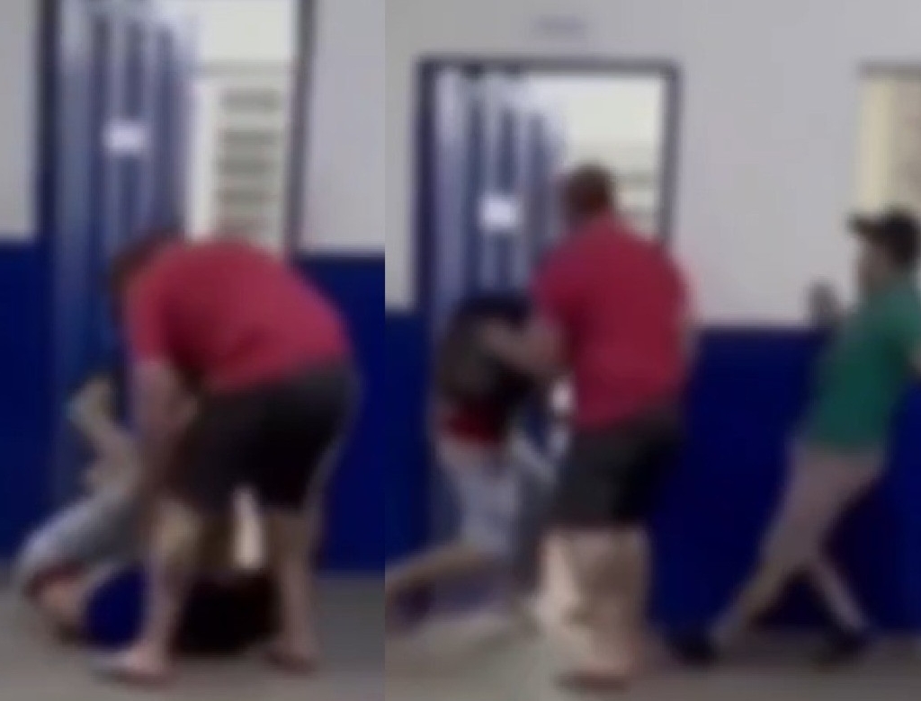 Agressão Em Escola (foto Reprodução Redes Sociais)