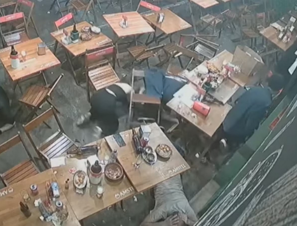 Arrastão Em Bar (foto Reprodução Redes Sociais) 1