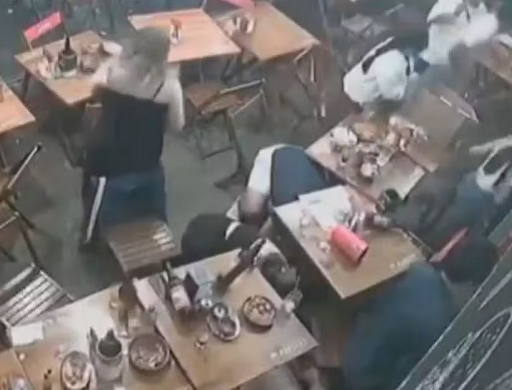 Arrastão Em Bar (foto Reprodução Redes Sociais)