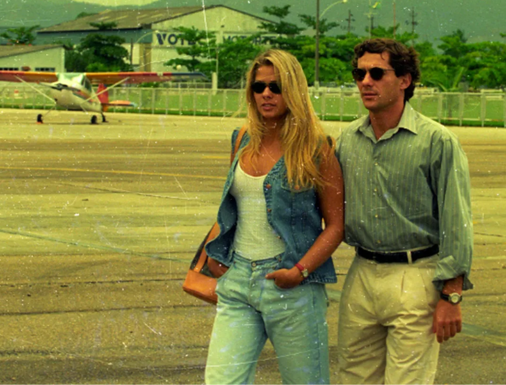 Ayrton Senna E Adriale Galisteu (foto Reprodução Redes Sociais)