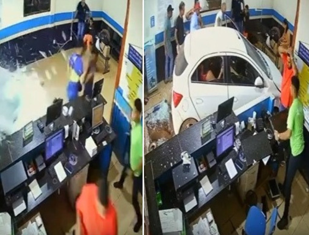 Carro Invade Rodoviária (foto Reprodução Redes Sociais) 2