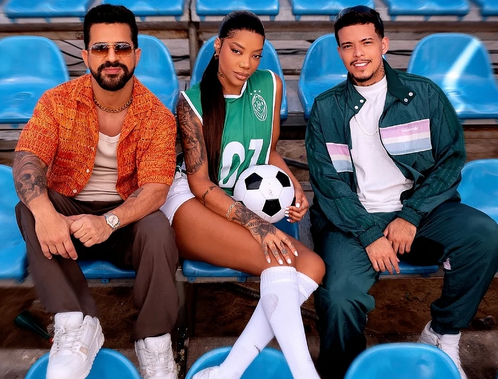 Dennis, Ludmilla E Felipe Amorim (foto Reprodução Redes Sociais)