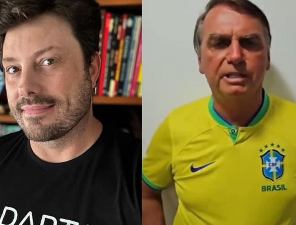 Danilo Gentili E Bolsonaro (foto Reprodução Redes Sociais) 1