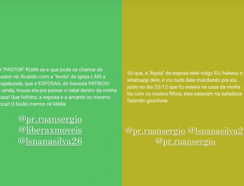 Esposa de pastor expõe traição durante culto (Foto Reprodução Redes Sociais)