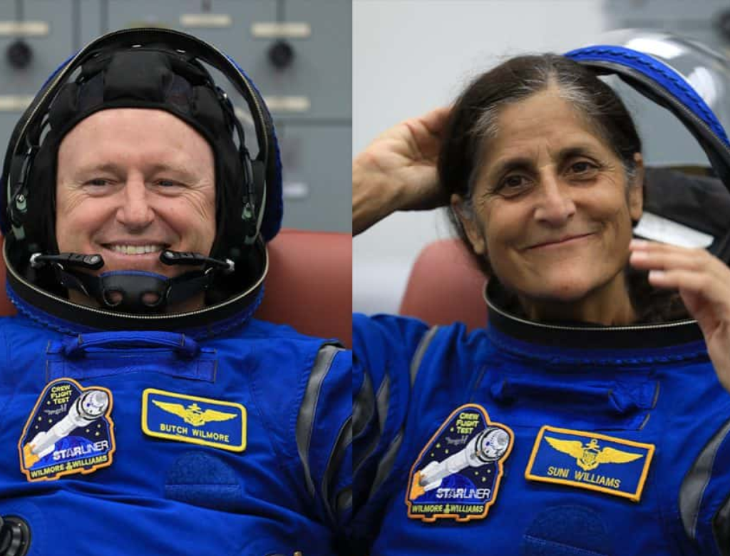 Butch Wilmore e Suni Williams (Foto Reprodução Redes Sociais)