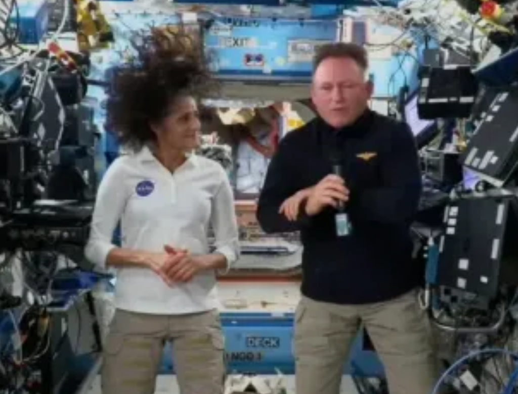 Butch Wilmore e Suni Williams (Foto Reprodução Redes Sociais)