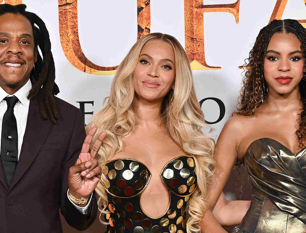 Jay Z, Beyoncé E Blue Ivy (foto Reprodução Redes Sociais)