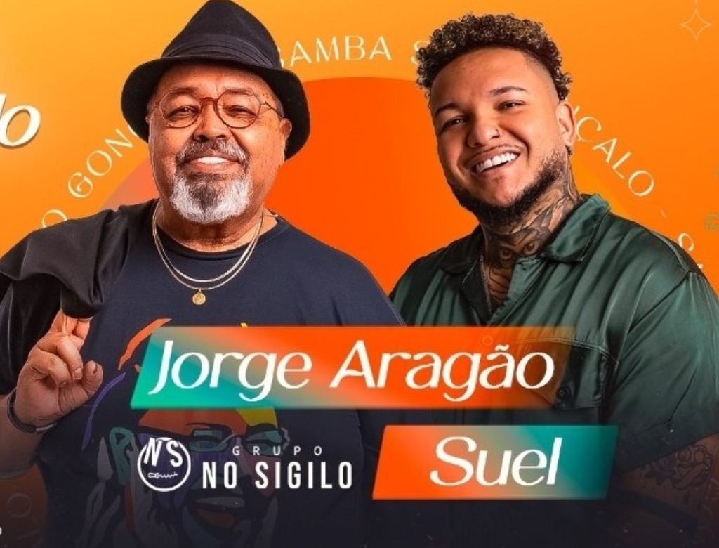 Jorge Aragão E Suel (foto Reprodução Redes Sociais)