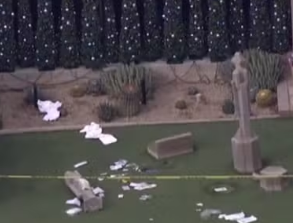 Menino Morre Após Queda De Estátua (foto Reprodução Redes Sociais)