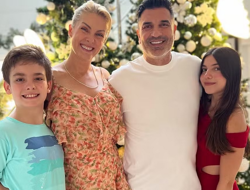 Natal Da Ana Hickmann Com Edu Guedes (foto Reprodução Redes Sociais)