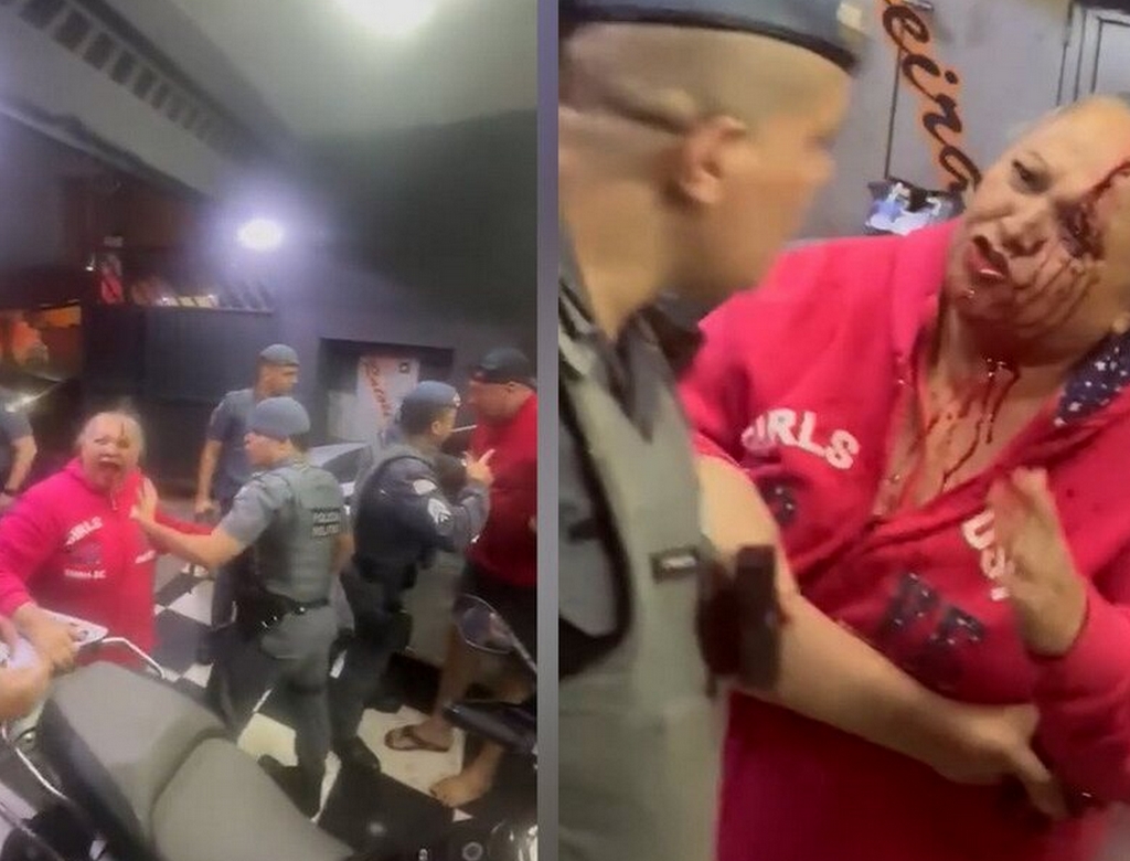 Pm Agride Idosa (foto Reprodução Redes Sociais)