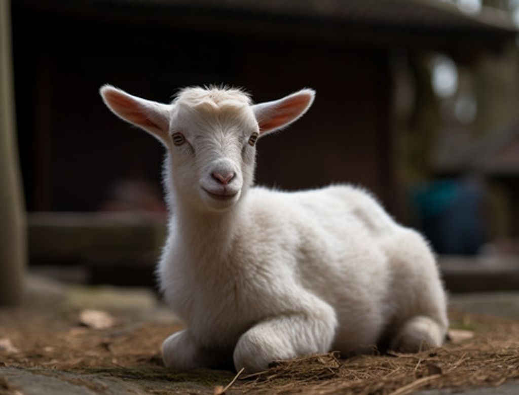 Pngtree White Baby Goat Sitting On Soil Image 2512008(1)