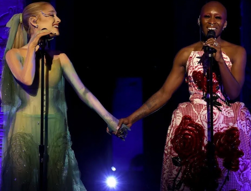 Ariana Grande E Cynthia Erivo (foto Reprodução Redes Sociais)