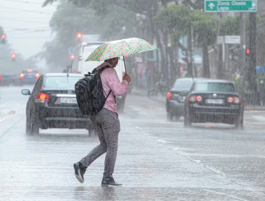 Tempestades em SP causam alagamento (Foto Reprodução Redes Sociais)