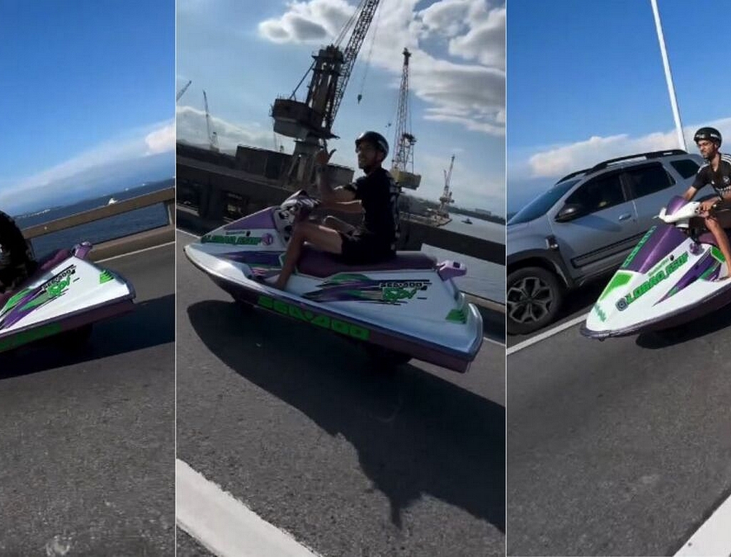 Homem Na Ponte Rio Niterói (foto Reprodução Redes Sociais) 2