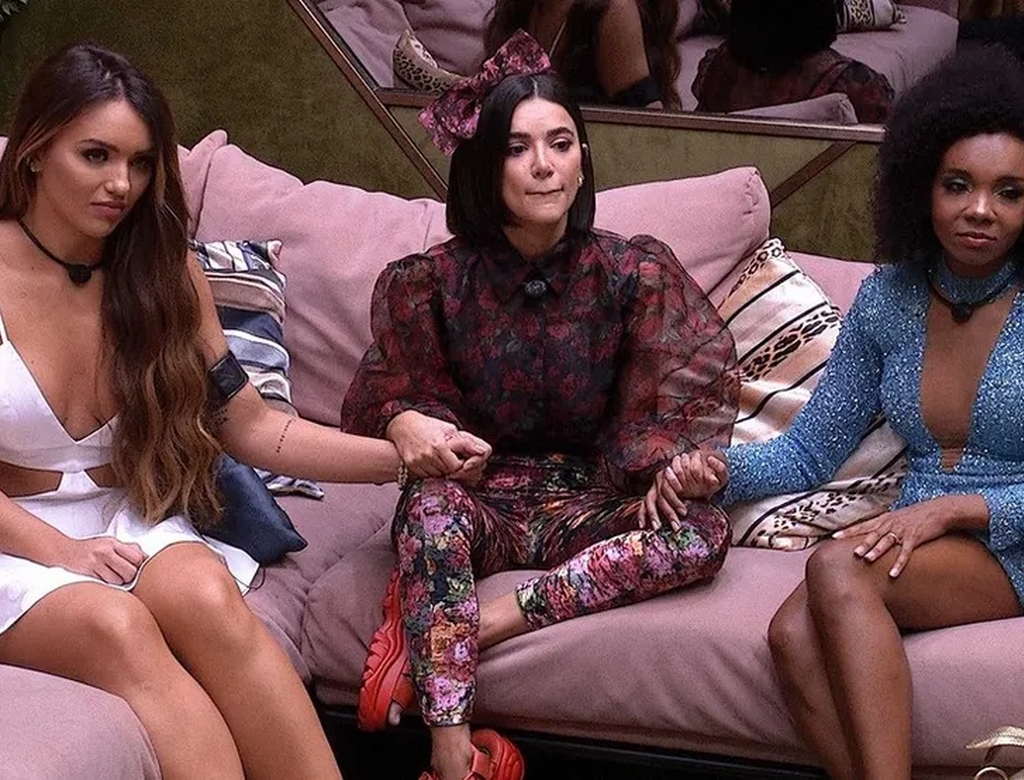 Manu, Rafa E Thelma Na Final Do Bbb 20 (foto Reprodução Redes Sociais)