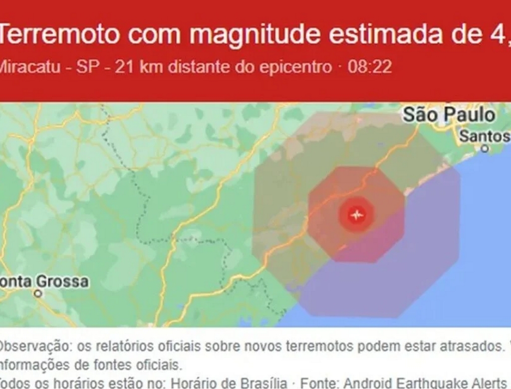 Alerta (foto Reprodução Redes Sociais)