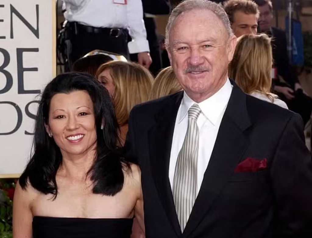 Betsy Arakawa e Gene Hackman (foto Reprodução Redes Sociais)