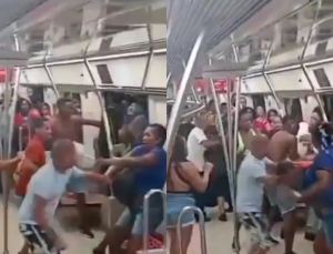Briga Marca Madrugada No Metrô De Salvador Após Primeiro Dia De Carnaval (foto Reprodução Redes Sociais)