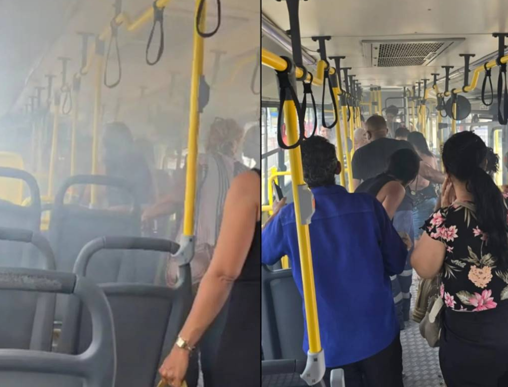 Celular Explode No Bolso De Passageira Dentro De ônibus (foto Reprodução Redes Sociais)