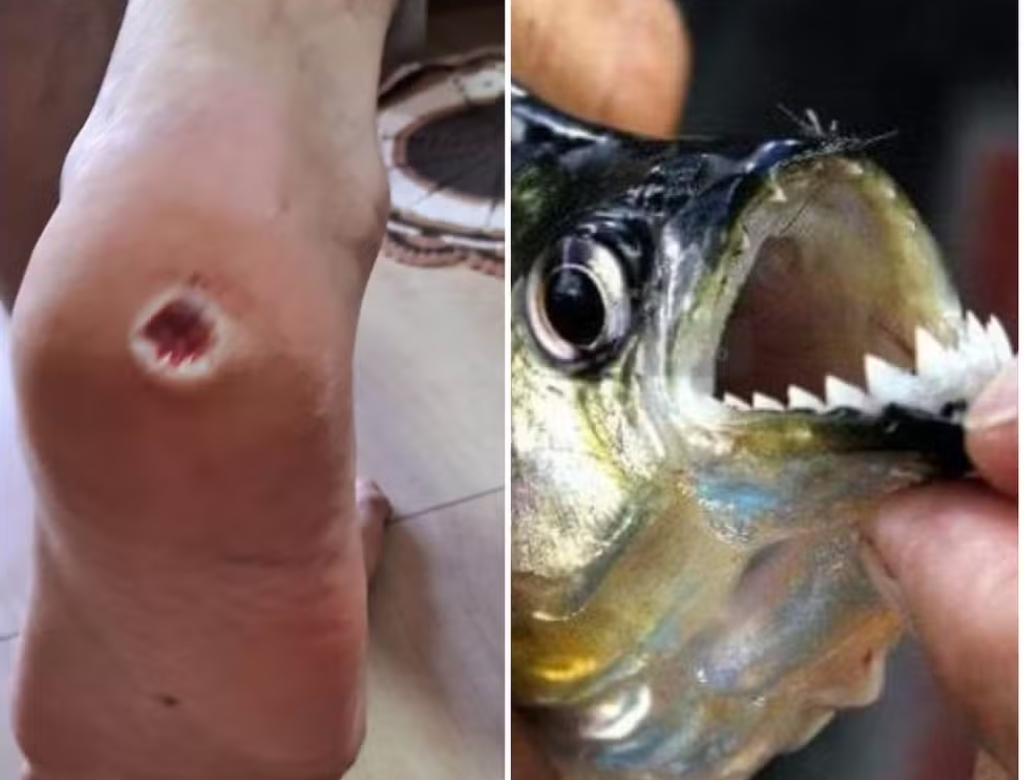 Represa de SP tem 7º ataque de piranhas em 15 dias (Foto Reprodução Redes Sociais)