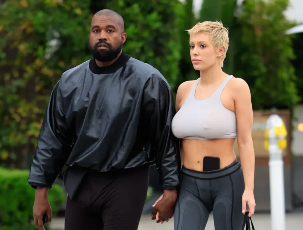 Kanye West e Bianca Censori (Foto Reprodução Redes Sociais)