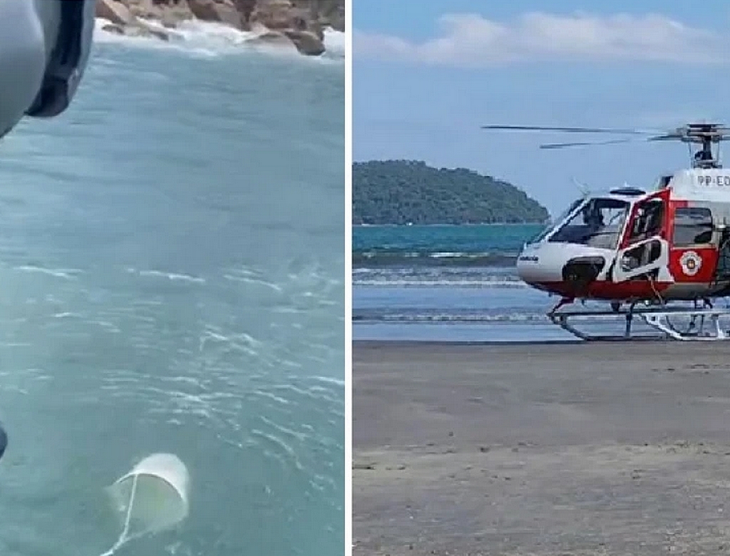 Helicóptero (foto Reprodução Redes Sociais)