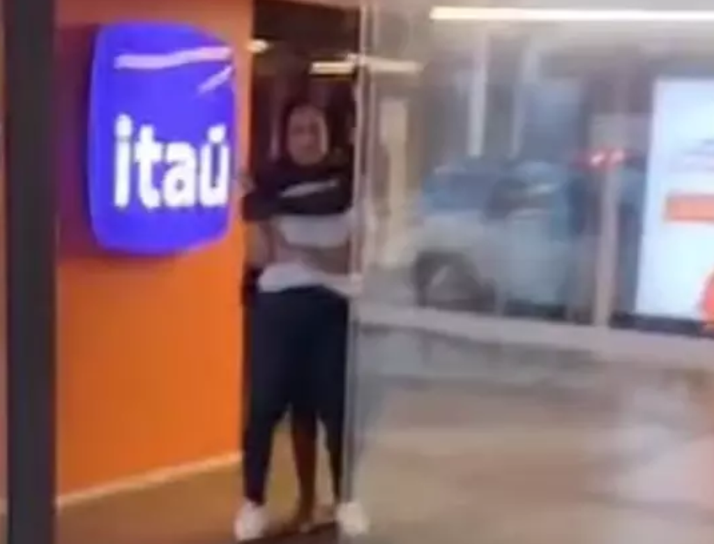 Mulher é Feita Refém Durante Sequestro Em Agência Bancária (foto Reprodução Redes Sociais)