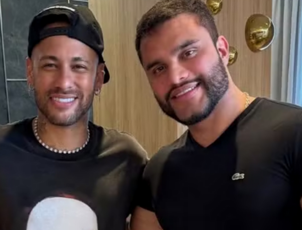 Neymar Jr e Ygor Moura (foto Reprodução Redes Sociais)