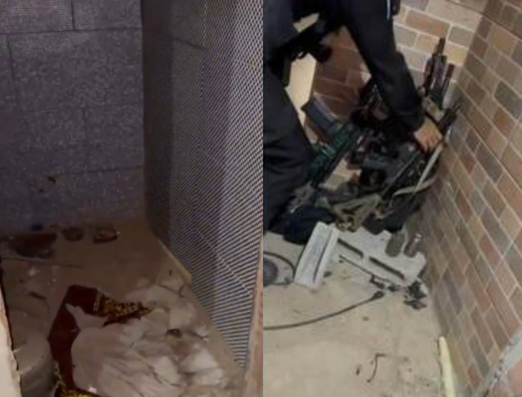 Pms Encontram Bunker Do Tráfico (foto Reprodução Redes Sociais)