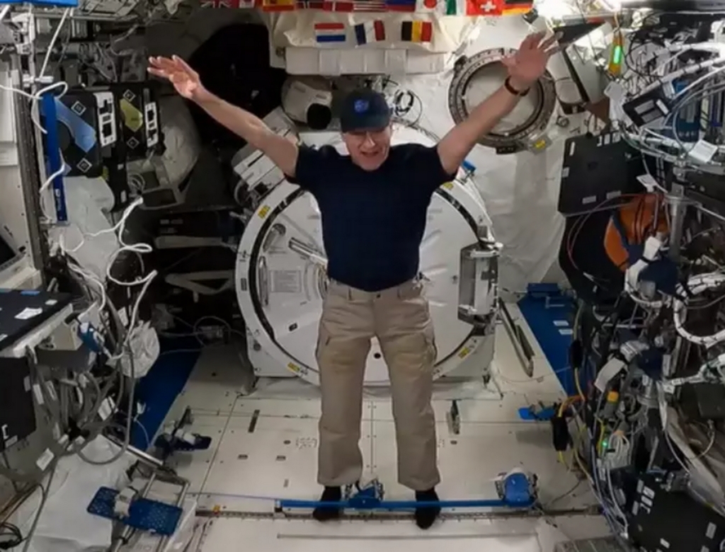 Astronauta (foto Reprodução Redes Sociais)