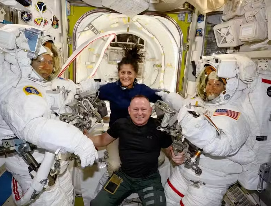 Astronautas (foto Reprodução Redes Sociais) 4