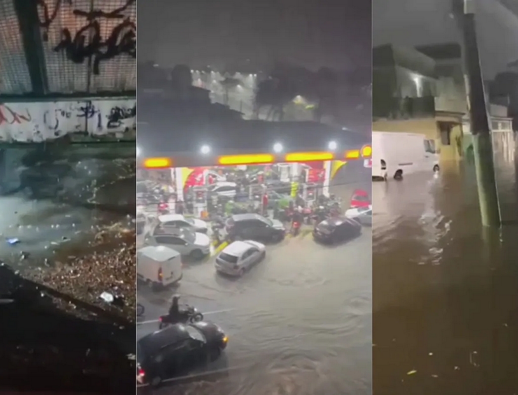 Chuva (foto Reprodução Redes Sociais)