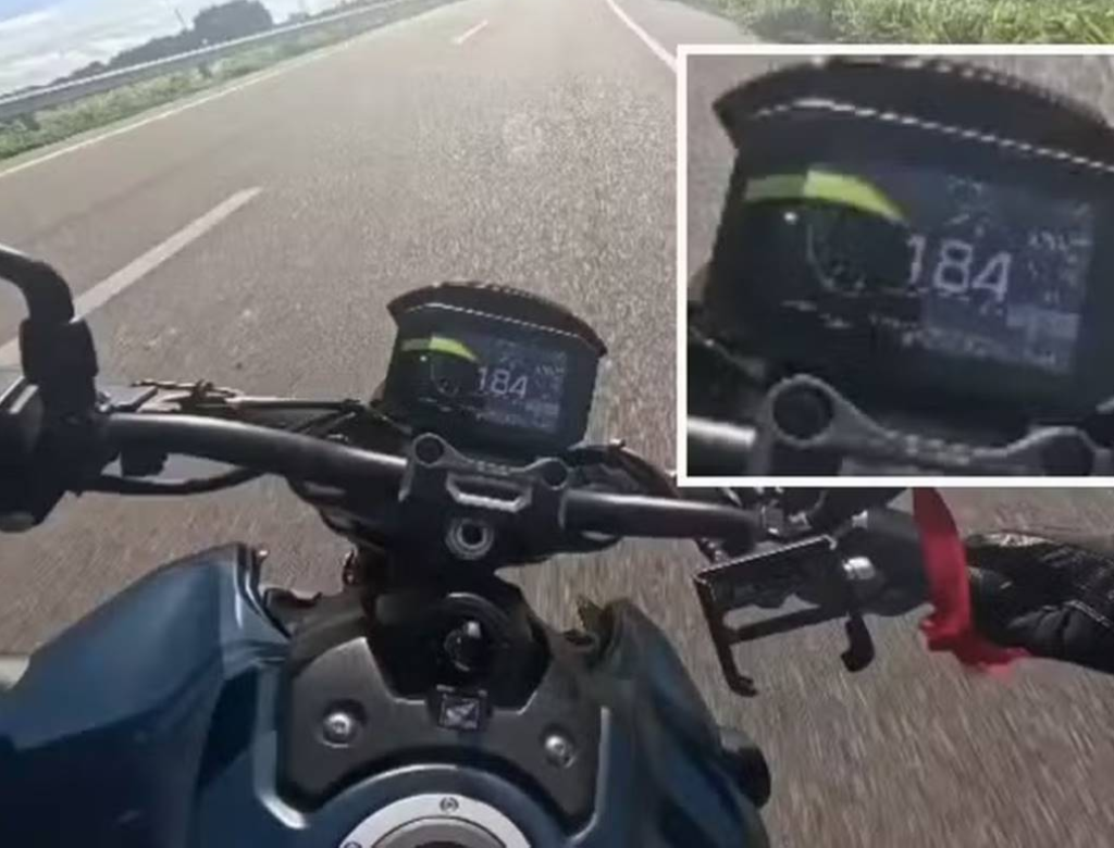 Motoqueiro registra em vídeo o momento exato de sua morte (Foto Reprodução Redes Sociais)