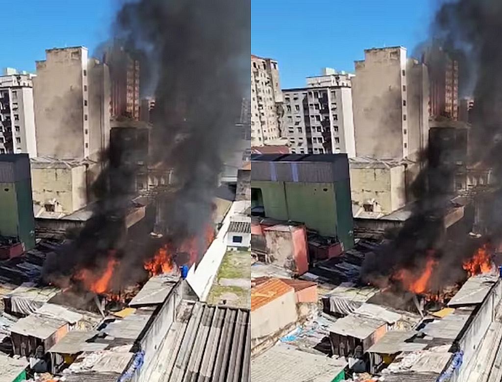 Incêndio (foto Reprodução Redes Sociais)