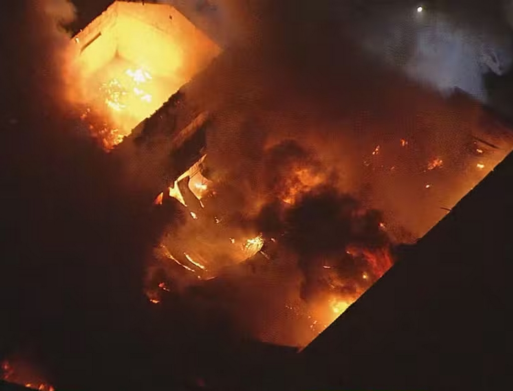 Incêndio (foto Reprodução Redes Sociais)