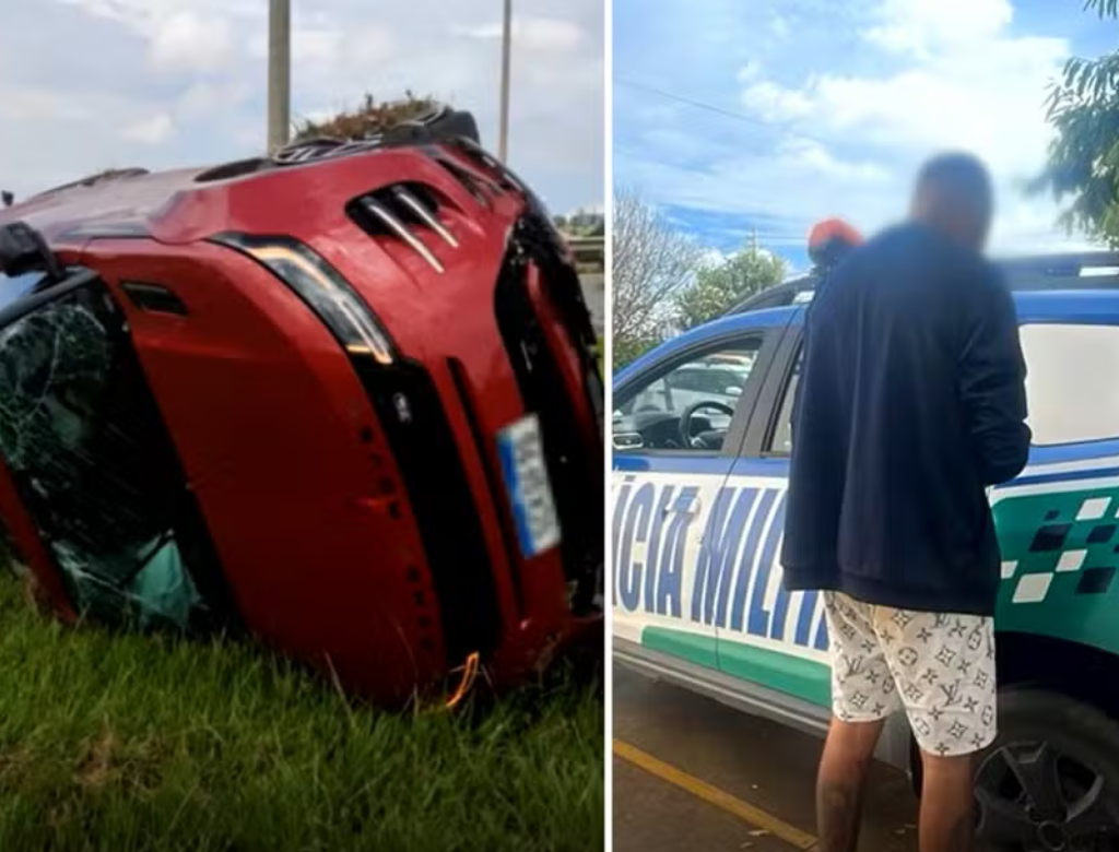 Influenciador atropela garota de programa em frente a motel (Foto Reprodução Redes Sociais)