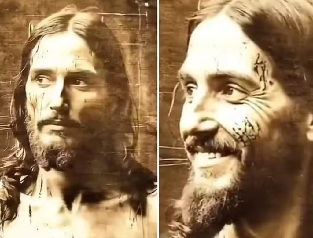 IA recria rosto de Jesus com base no Santo Sudário (Foto Reprodução Redes Sociais)
