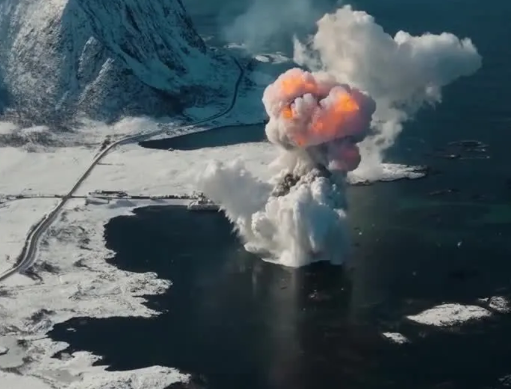 Foguete explode 40 segundos após decolagem (Foto Reprodução Redes Sociais)