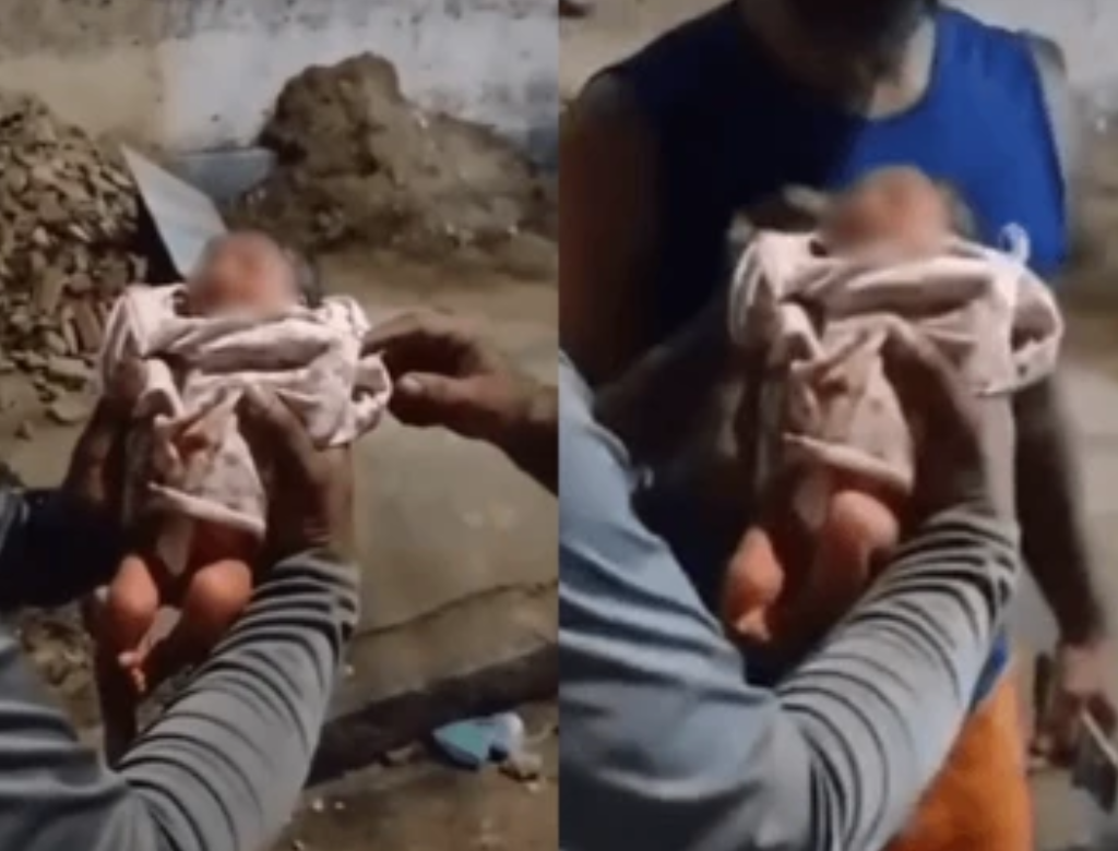 Bebê recém-nascido é encontrado no lixo no Rio de Janeiro (Foto Reprodução Redes Sociais)