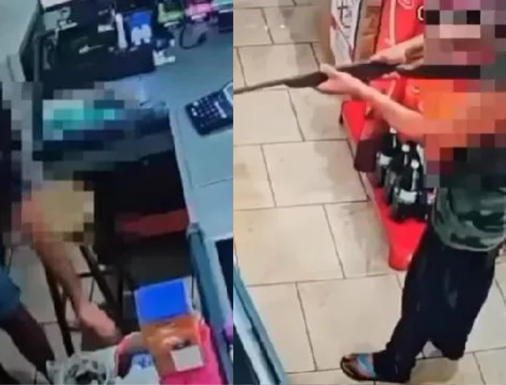 Homem Armado Tenta Assaltar Comércio E é Desarmado Pela Vítima (foto Reprodução Redes Sociais)